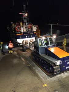 Flares tested in night-time Newcastle RNLI sea training