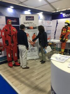Wescom products being shown at AquaSur Chile show