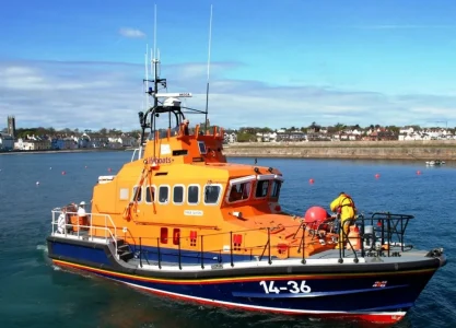 The image is from Donaghadee Lifeboat Saxon