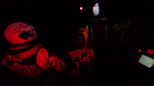 New helm takes charge of rescue using flares