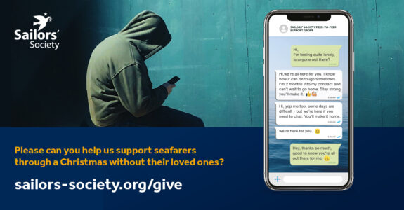Sailors’ Society launches Christmas Appeal for separated seafarers
