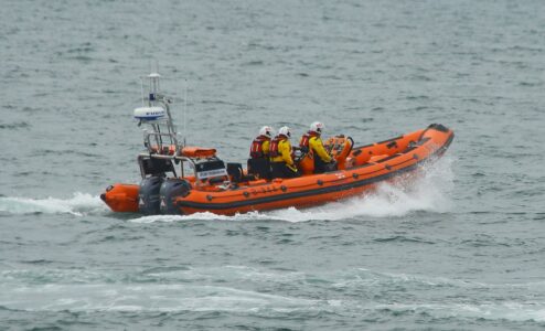 White flares help locate missing sailor